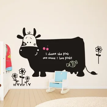 Cartoon Lovely Cow Blackboard Stickers Animal Chalkboard Wall Sticker Kids Baby Rooms Decals Black Board Home Decor
Cartoon Lovely Cow Blackboard Stickers Animal Chalkboard Wall Sticker Kids Baby Rooms Decals Black Board Home Decor