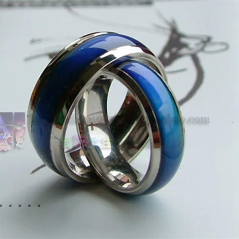 Changing Color Fashion Adjustable Mood Ring Wedding Rings For Men and Women Silver creative hobby for children & couple rings
Changing Color Fashion Adjustable Mood Ring Wedding Rings For Men and Women Silver creative hobby for children & couple rings