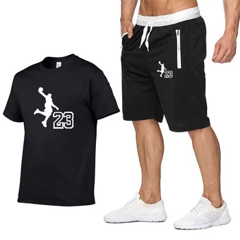 2019 fashion 23 sports Men T Shirts+Shorts Sets Summer Hot Sale Cotton Comfortable Short Sleeve Tshirt men Casual Set Pant
2019 fashion 23 sports Men T Shirts+Shorts Sets Summer Hot Sale Cotton Comfortable Short Sleeve Tshirt men Casual Set Pant