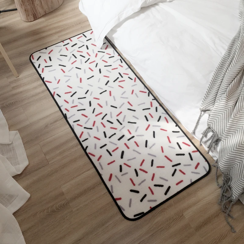 {suger beans-Living room bedroom}-long mat bath carpet floor mat water absorption and quick drying nylon home material 
{suger beans-Living room bedroom}-long mat bath carpet floor mat water absorption and quick drying nylon home material