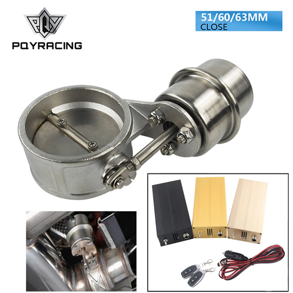 PQY - vacuum Activated Exhaust Cutout 2''51MM or 2.4" 60mm or 2.5"63mm Close Style with Wireless Remote Controller Set NEW
PQY - vacuum Activated Exhaust Cutout 2''51MM or 2.4" 60mm or 2.5"63mm Close Style with Wireless Remote Controller Set NEW