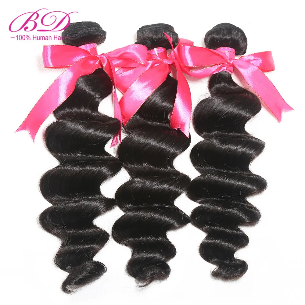 BD HAIR Loose Wave Human Hair 3pcs/lot Brazilian Remy Hair 8A Grade Hair Bundles Natural Color Free Shipping
BD HAIR Loose Wave Human Hair 3pcs/lot Brazilian Remy Hair 8A Grade Hair Bundles Natural Color Free Shipping