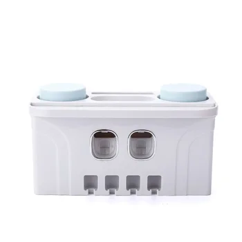 Wall Mounted Plastic Automatic Squeezing Toothpaste Dispenser Toothbrush Holder Household Storage Rack Bathroom Accessories Tool
Wall Mounted Plastic Automatic Squeezing Toothpaste Dispenser Toothbrush Holder Household Storage Rack Bathroom Accessories Tool