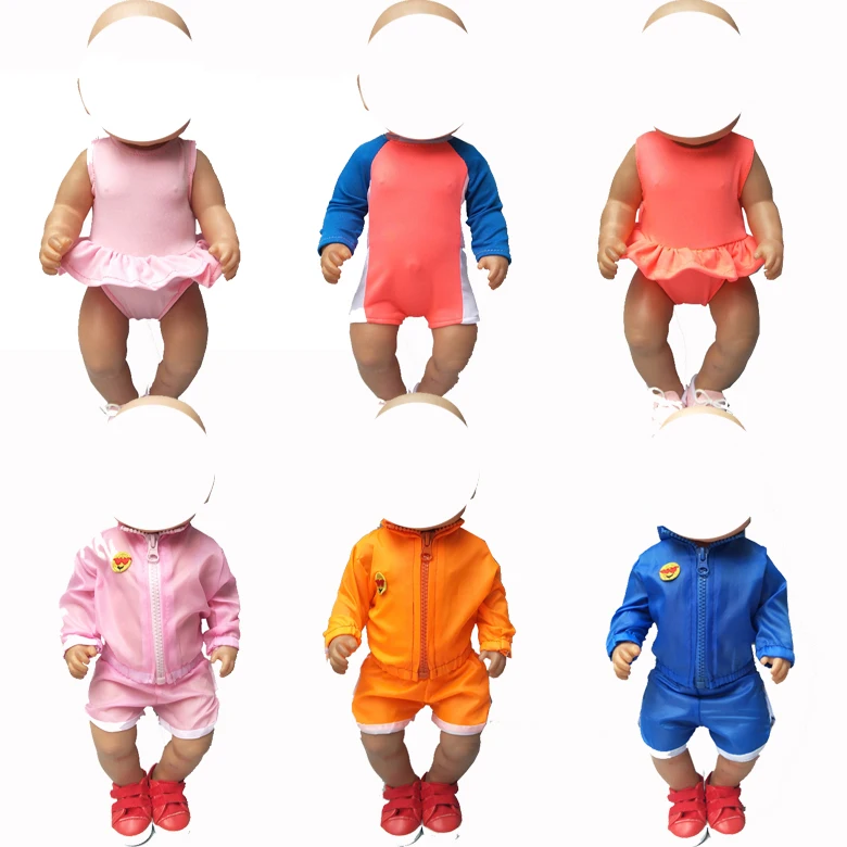 18" girl Doll swim suit for born Baby Doll summer swimming clothes summer short wear
18" girl Doll swim suit for born Baby Doll summer swimming clothes summer short wear
