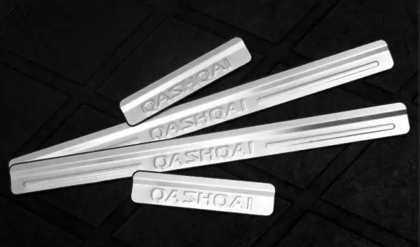 External door sill Stainless steel Scuff Plate Car accessorie For Nissan QASHQAI j10 2007 2008 2009 2010 2011 2012 2013
External door sill Stainless steel Scuff Plate Car accessorie For Nissan QASHQAI j10 2007 2008 2009 2010 2011 2012 2013