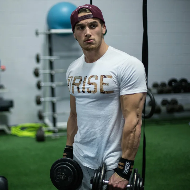 Mens Short sleeve Cotton T-shirt Man Slim Print t shirts Male Joggers Gyms Fitness Bodybuilding Workout Brand Tees Tops
Mens Short sleeve Cotton T-shirt Man Slim Print t shirts Male Joggers Gyms Fitness Bodybuilding Workout Brand Tees Tops