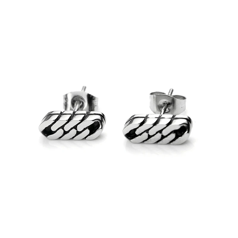 Silver Chain Stainless Steel Women Earring Jewelry Infinity Geometric Charms Stud Retro Stainless Steel Female Earrings VE109
Silver Chain Stainless Steel Women Earring Jewelry Infinity Geometric Charms Stud Retro Stainless Steel Female Earrings VE109