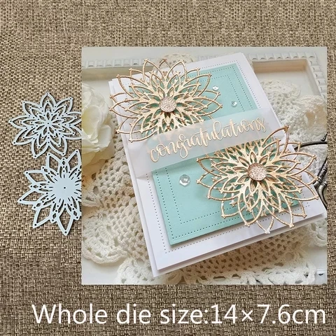2pcs Layers Flower Lace Metal Cutting Dies DIY Etched Dies Craft Paper Card Making Scrapbooking Embossing
2pcs Layers Flower Lace Metal Cutting Dies DIY Etched Dies Craft Paper Card Making Scrapbooking Embossing