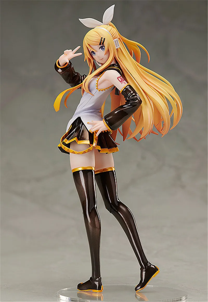 Hatsune Miku Kagamine Rin PVC Action Figure Model Toys Anime Sexy Girl Figuras Dolls Brinquedos 22cm (4)