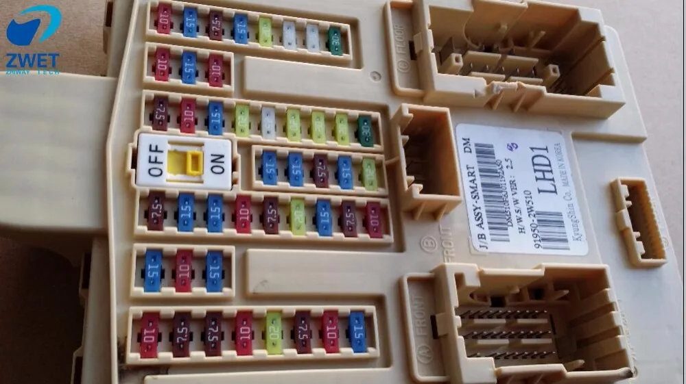 ZWET Car Fuse Box Block Relay For Tucson Junction Fusebox BCM DASH WIRE PANEL PLUG For HYUNDAI 91950-2W510
ZWET Car Fuse Box Block Relay For Tucson Junction Fusebox BCM DASH WIRE PANEL PLUG For HYUNDAI 91950-2W510