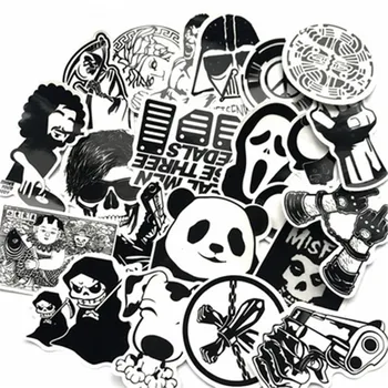 100 Pcs/pack black and white non-repeating explosion personality motorcycle trolley case cartoon graffiti waterproof sticker
100 Pcs/pack black and white non-repeating explosion personality motorcycle trolley case cartoon graffiti waterproof sticker