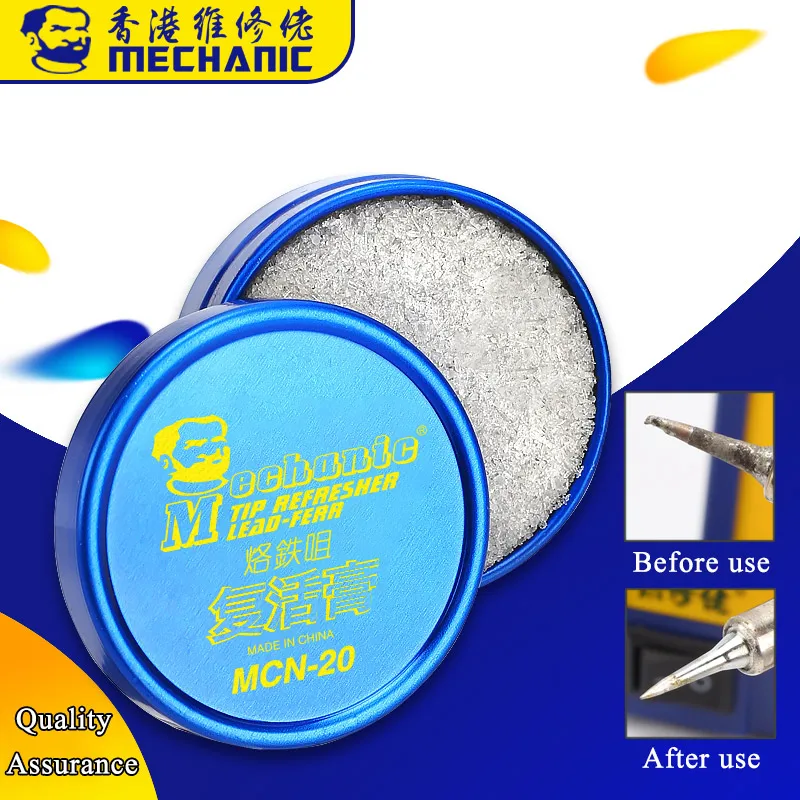 MECHANIC Soldering Tips Extended Use Time Refresher Clean Paste for Oxide welder Tip Head Resurrection Cream Soldering Accessory
MECHANIC Soldering Tips Extended Use Time Refresher Clean Paste for Oxide welder Tip Head Resurrection Cream Soldering Accessory