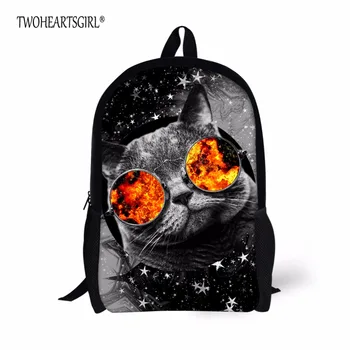 TWOHEARTSGIRL 16inch Glasses Cat Print Teenager Girls Backpack Preppy Children School Backpack High Quality Kids Bookbag
TWOHEARTSGIRL 16inch Glasses Cat Print Teenager Girls Backpack Preppy Children School Backpack High Quality Kids Bookbag