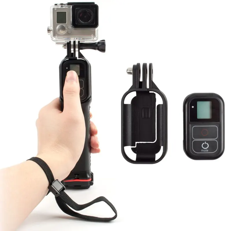 GoPro Accessories Floating Handheld Monopod Floaty Pole with WIFI Remote Control Clip for Gopro 5 4 3+ 3 2 1 Xiaomi Yi SJCAM
GoPro Accessories Floating Handheld Monopod Floaty Pole with WIFI Remote Control Clip for Gopro 5 4 3+ 3 2 1 Xiaomi Yi SJCAM