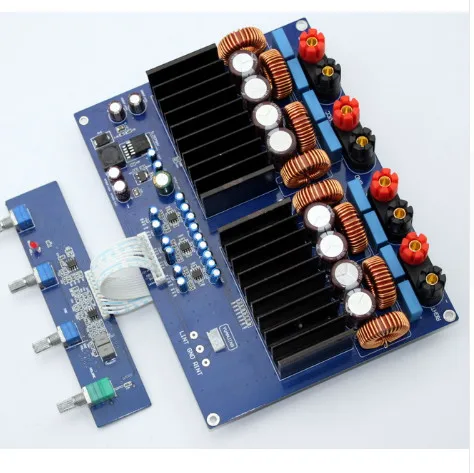 Katherin TAS5630+OPA1632DR+TL072 DC48V 600w+2*300w 2.1 High Power Amplifier Board (1200W)
Katherin TAS5630+OPA1632DR+TL072 DC48V 600w+2*300w 2.1 High Power Amplifier Board (1200W)