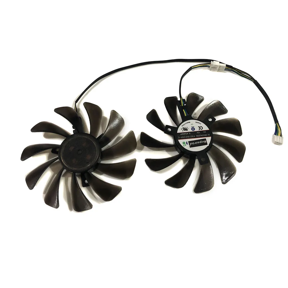 2Pcs/set Graphics cards Fan RX580 GPU VGA Cooler For HIS RX 580 XTR IceQ OC Roaring Turbo 8GB Video Card As alternative
2Pcs/set Graphics cards Fan RX580 GPU VGA Cooler For HIS RX 580 XTR IceQ OC Roaring Turbo 8GB Video Card As alternative