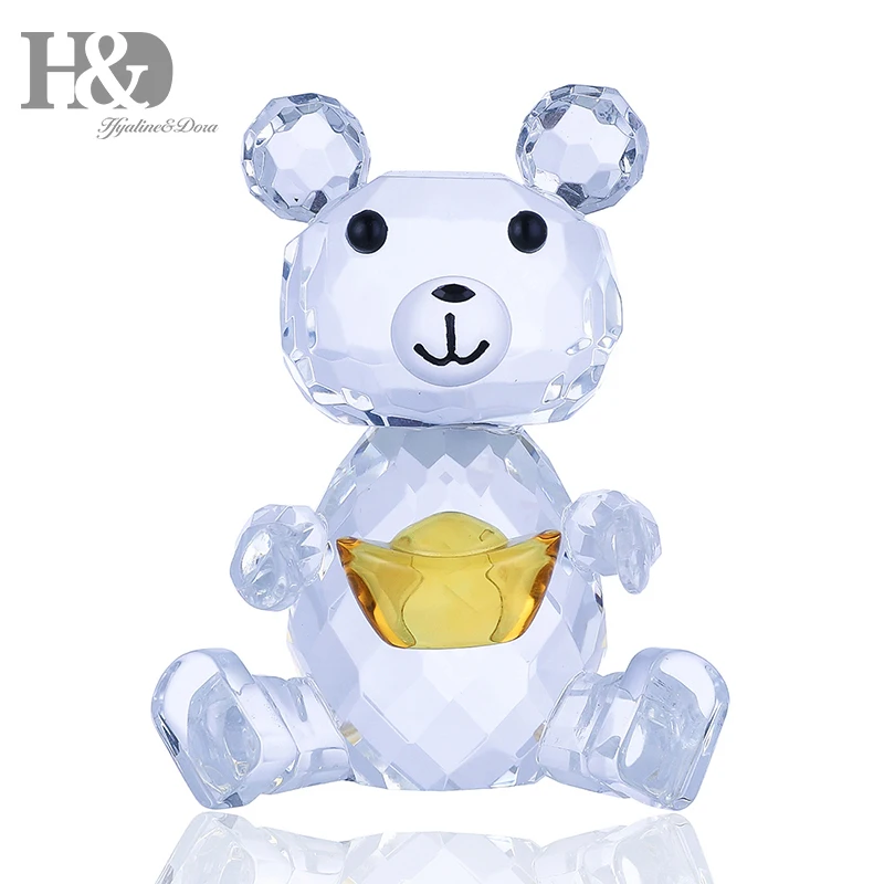 H&D Crystal Cute Bear Figurine Miniatures Glass Craft Decorative Animal Paperweight For House Ornaments Home Decor Kids Gifts
H&D Crystal Cute Bear Figurine Miniatures Glass Craft Decorative Animal Paperweight For House Ornaments Home Decor Kids Gifts