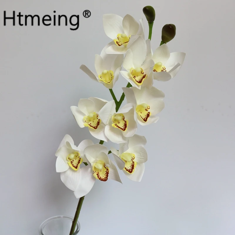 Орхидеи с натуральным прикосновением 3D искусственные орхидеи bmbidium Орхидея из