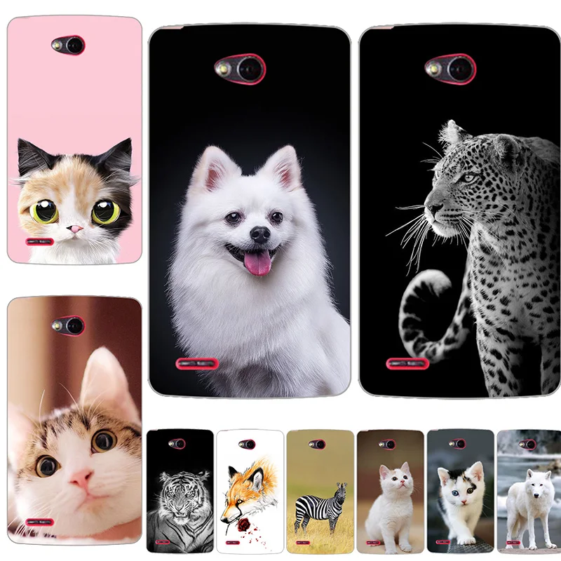 

Fashion Cartoon Case For LG Optimus L80 Dual D380 D385 Painting Drawing Hard Plastic Cover For LG L80 L 80 Printed Phone Bags
