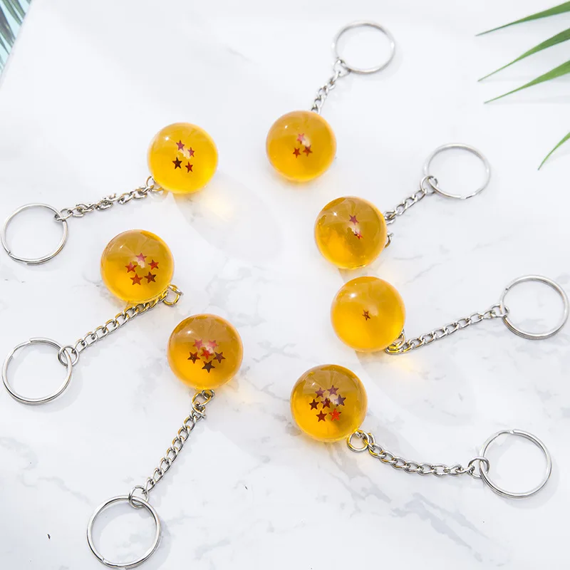 Dragon Ball 1-7 Star Spherical Keychain Seven Star Keyring Pendant Men Car Women Bag Accessories
Dragon Ball 1-7 Star Spherical Keychain Seven Star Keyring Pendant Men Car Women Bag Accessories