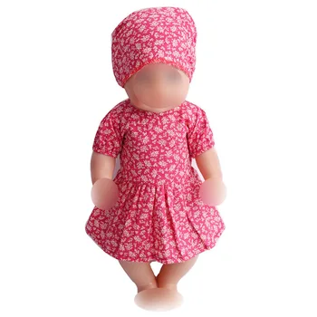 43 cm baby dolls Clothes new born red print dress + scarf Baby toys fit American 18 inch Girls doll f33
43 cm baby dolls Clothes new born red print dress + scarf Baby toys fit American 18 inch Girls doll f33