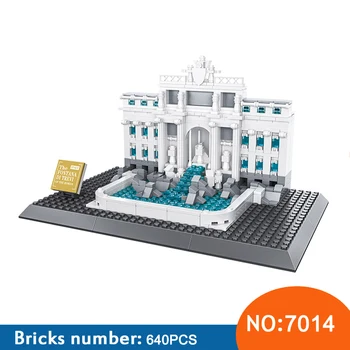 WANGE 7014 Architecture Fontana di Trevi Building Blocks Sets City Bricks Classic Skyline Model Kids Gift Toys For Children
WANGE 7014 Architecture Fontana di Trevi Building Blocks Sets City Bricks Classic Skyline Model Kids Gift Toys For Children