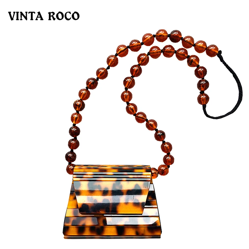 Fashion Luxury Amber Acrylic Pvc Plastic Crossbody Bags Nature Crystal Beads Strap Chains Shoulder Bag Vintage Handbag Purse
Fashion Luxury Amber Acrylic Pvc Plastic Crossbody Bags Nature Crystal Beads Strap Chains Shoulder Bag Vintage Handbag Purse