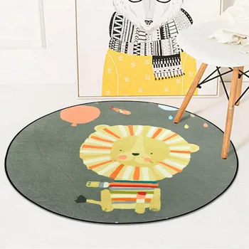 Cute Cartoon Lion Design Round Carpets for Bedroom Living Room Home Decorative Kids Room Area Rugs Thicken Non-Slip Floor Mats
Cute Cartoon Lion Design Round Carpets for Bedroom Living Room Home Decorative Kids Room Area Rugs Thicken Non-Slip Floor Mats