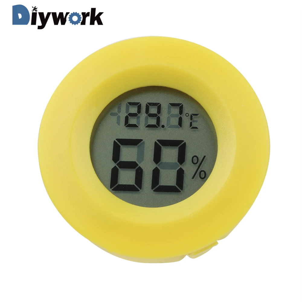 DIYWORK LCD Digital Reptile Thermometer And Hygrometer Embedded Lizard Mini Fridge Freezer Tester
DIYWORK LCD Digital Reptile Thermometer And Hygrometer Embedded Lizard Mini Fridge Freezer Tester