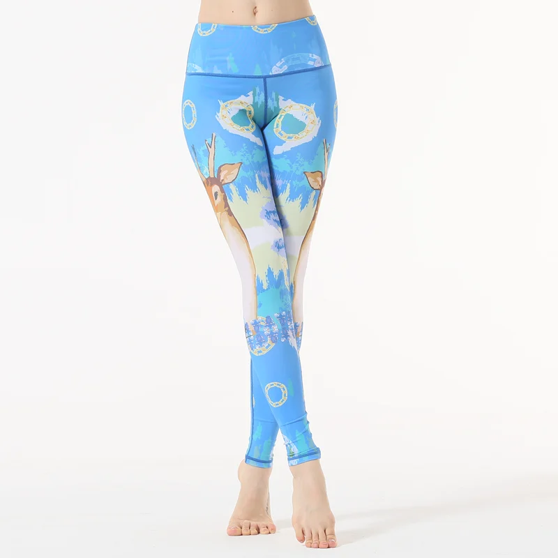 Sky blue Giraffe printed yoga pants women Gym wear pants Running Leggings High Waist Elastic Sexy Temptation yoga pants
Sky blue Giraffe printed yoga pants women Gym wear pants Running Leggings High Waist Elastic Sexy Temptation yoga pants