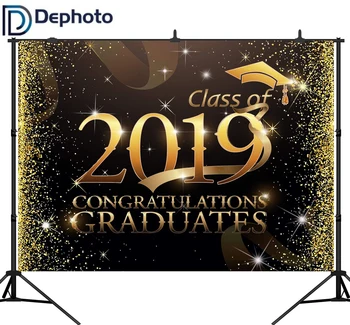 DePhoto Graduation Party Photography Backdrop Golden Glitter Class of 2019 Photo Studio Booth Background
DePhoto Graduation Party Photography Backdrop Golden Glitter Class of 2019 Photo Studio Booth Background
