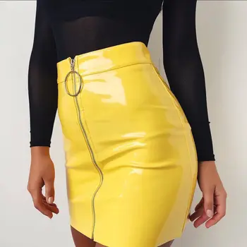 5 Colors Women High Waist PU Leather Mini Skirt Zipper Straight Package Hip Short Skirt Sexy Fshion Ladies Summer Clothing S-XL
5 Colors Women High Waist PU Leather Mini Skirt Zipper Straight Package Hip Short Skirt Sexy Fshion Ladies Summer Clothing S-XL