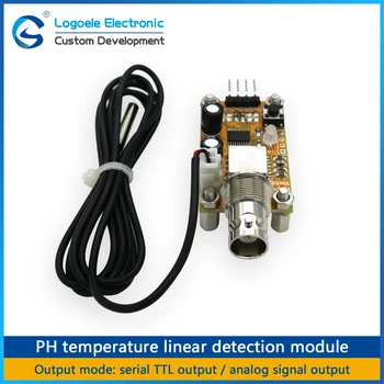 LOGOELE PH Value Temperature Detection Sensor Module,0-5V /0.4-2V /1-3V /Serial TTL Output PH Temperature Transmitter Control
LOGOELE PH Value Temperature Detection Sensor Module,0-5V /0.4-2V /1-3V /Serial TTL Output PH Temperature Transmitter Control