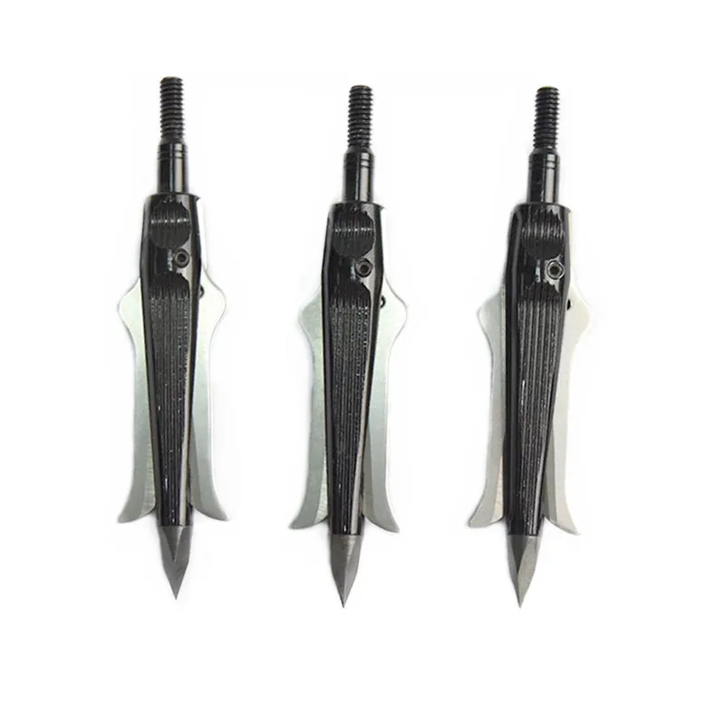 3 Blades Broadhead 125 Grain Arrow Heads Shooting Point Tip for Outdoor Target Hunting Bows
3 Blades Broadhead 125 Grain Arrow Heads Shooting Point Tip for Outdoor Target Hunting Bows