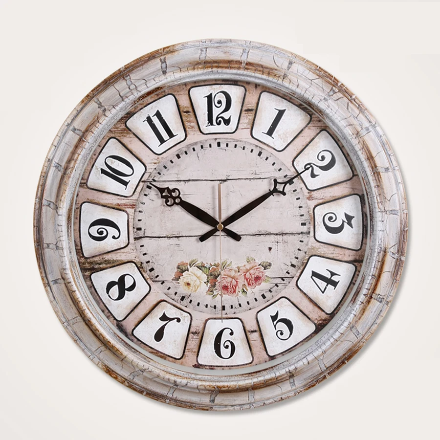 Decorative Antique Large Silent Retro Wall Clock Modern Bedroom Vintage Home Decor Wall Art Klokken Decoration Tools 50A0925
Decorative Antique Large Silent Retro Wall Clock Modern Bedroom Vintage Home Decor Wall Art Klokken Decoration Tools 50A0925