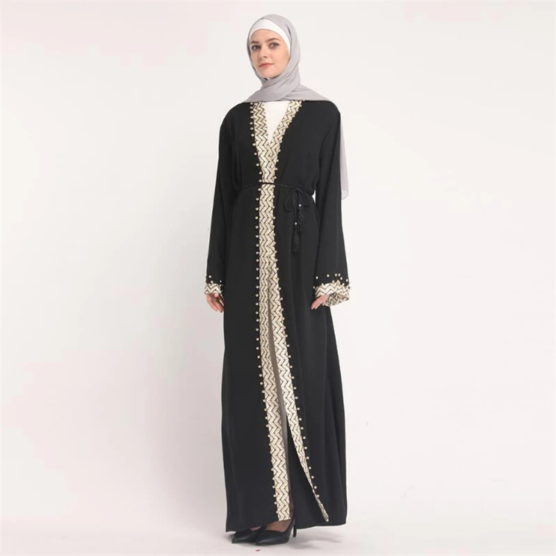 2019 Arab qatar turkey Dubai fashion abaya for muslim women islamic kaftan dress cardigan clothing plus size S-XXL | Тематическая