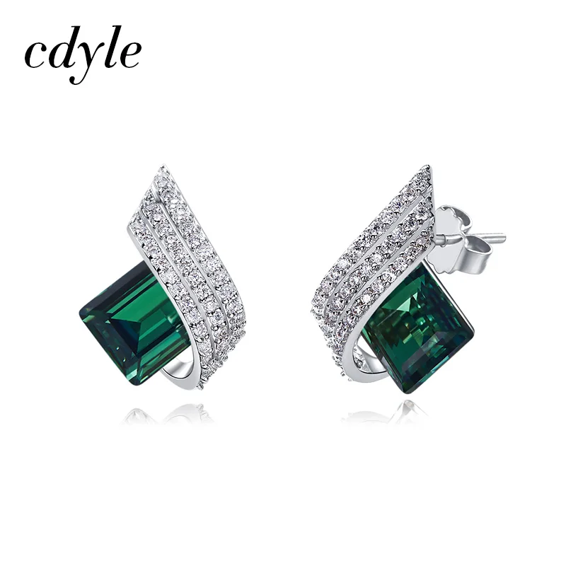Cdyle 925 Sterling Silver Flying Wings Earrings Green Zircon Rectangle Stud Earrings for Women Piercing Oreja Fashion Jewelry
Cdyle 925 Sterling Silver Flying Wings Earrings Green Zircon Rectangle Stud Earrings for Women Piercing Oreja Fashion Jewelry