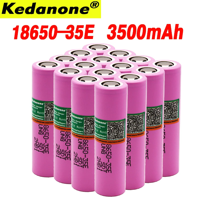 for samsung 18650 batteries 3500mah 3.7V Rechargeable batteries Li ion lithium ion 18650 large current 18650 35E
for samsung 18650 batteries 3500mah 3.7V Rechargeable batteries Li ion lithium ion 18650 large current 18650 35E