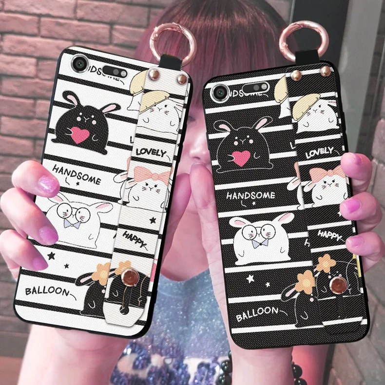 Silicone Stripe Cute Cover For Sony Xperia XZ1 Compact Wristband Animal Rabbit Cases For Sony Xperia Z5 M5 XZ Premium XZ2
Silicone Stripe Cute Cover For Sony Xperia XZ1 Compact Wristband Animal Rabbit Cases For Sony Xperia Z5 M5 XZ Premium XZ2