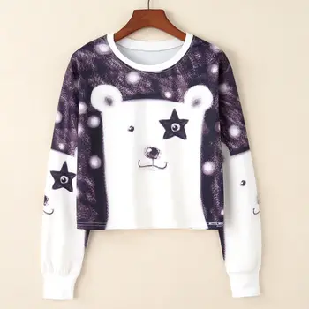 Women Girls Long Sleeve Hoodie Sweatshirt Jumper Animal Print Short Tops Cotton Casual Tracksuit Pullover
Women Girls Long Sleeve Hoodie Sweatshirt Jumper Animal Print Short Tops Cotton Casual Tracksuit Pullover