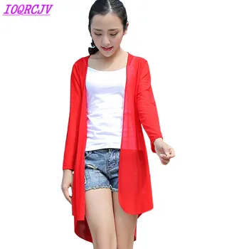 2018 Summer Women's Trench Coat New Sun protection clothing Cardigan Ultra-thin Mesh Shawl Plus size Medium length IOQRCJV H170
2018 Summer Women's Trench Coat New Sun protection clothing Cardigan Ultra-thin Mesh Shawl Plus size Medium length IOQRCJV H170