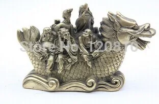 Oriental Bronze Statue Sculpture Collectible Collection The Eight Immortals Crossing the Sea T039
Oriental Bronze Statue Sculpture Collectible Collection The Eight Immortals Crossing the Sea T039