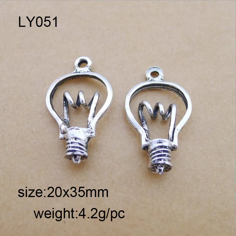 Zinc Alloy Metal Lamp Bulb Charms Antique Silver Plated Pendants Wholesale DIY Jewelry Craft 20x35mm 4.2g
Zinc Alloy Metal Lamp Bulb Charms Antique Silver Plated Pendants Wholesale DIY Jewelry Craft 20x35mm 4.2g