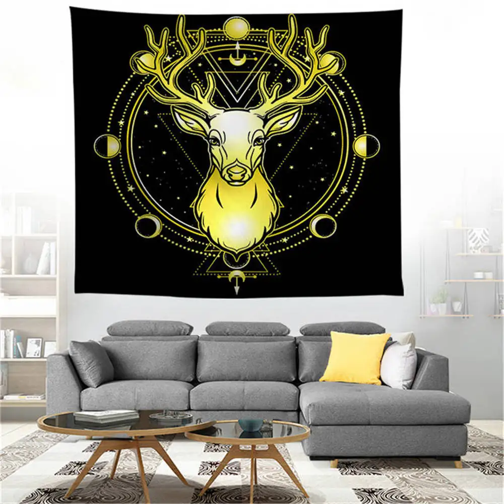 ZEIMON Merry Christmas Elk/Snowflake Creative Hippie Tapestry Wall Hanging Tapestries Christmas Gift Home Decoration Yoga Mat
ZEIMON Merry Christmas Elk/Snowflake Creative Hippie Tapestry Wall Hanging Tapestries Christmas Gift Home Decoration Yoga Mat