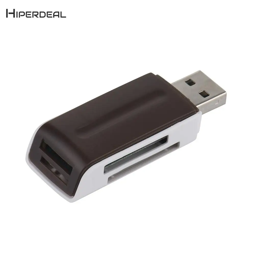 HIPERDEAL 4 in 1 USB 2.0 Multi Memory Card Reader For Micro SD TF T-Flash M2 Card MP3 TF Card Earphone Accessories PC BAY14
HIPERDEAL 4 in 1 USB 2.0 Multi Memory Card Reader For Micro SD TF T-Flash M2 Card MP3 TF Card Earphone Accessories PC BAY14