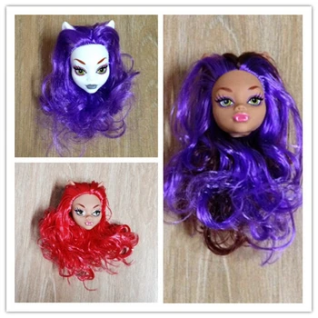 Kids Toy Demon Monster Doll Head with Purple Red Hair DIY Accessories For Monster High Doll For 1/6 BJD Doll House
Kids Toy Demon Monster Doll Head with Purple Red Hair DIY Accessories For Monster High Doll For 1/6 BJD Doll House