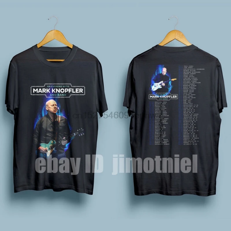 Mark Knopfler And Band An Evening World Tour 2019 with Dates Men's Black T-shirt
Mark Knopfler And Band An Evening World Tour 2019 with Dates Men's Black T-shirt