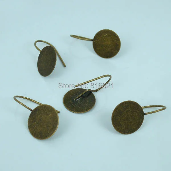 Blank Clip Wire Hook Earrings Settings Flat Circle Glue Pad Cabochons Base Ear Wire Earrings DIY Findings Bronze tone Plated
Blank Clip Wire Hook Earrings Settings Flat Circle Glue Pad Cabochons Base Ear Wire Earrings DIY Findings Bronze tone Plated