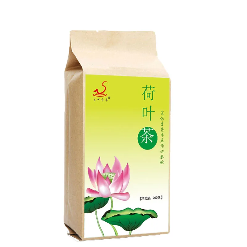 2015Ming Ke Xiang Ji Lotus Leaf Tea Natural Dry Lotus Leaf Cassia Flowers and Natural Raw Teabag Sachet Box 200g