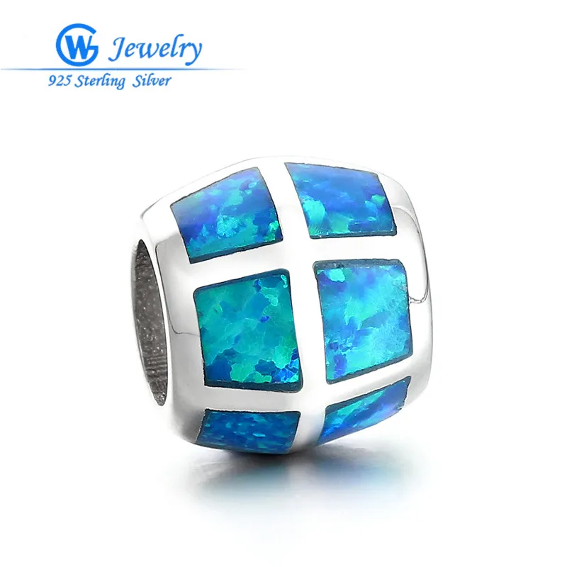 Sparkling Blue Fire Opal & Cubic Zirconia Silver Charm 925 Sterling Silver Charm boncuk missangas GW Fashion Jewelry FX010H35
Sparkling Blue Fire Opal & Cubic Zirconia Silver Charm 925 Sterling Silver Charm boncuk missangas GW Fashion Jewelry FX010H35
